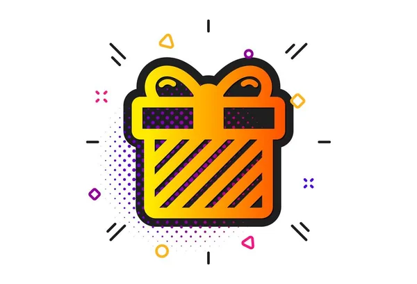 Gift box icon. Present sign. Vector