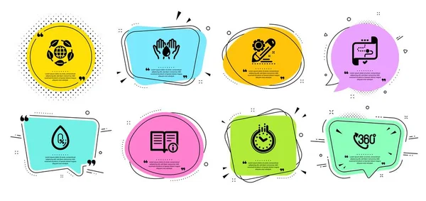 Hedef yolu, hiçbir alkol ve Güvenli su simgeleri ayarlayın. Zaman, Proje düzenlemesi ve Eko organik işaretler. Vektör