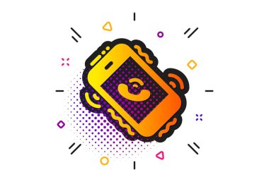 Merkezi Servisi simgesini arayın. Telefon destek işareti. Vektör