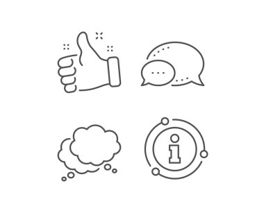 Komik konuşma kabarcık çizgi simgesi. Sohbet işareti. Sosyal medya mesajı. Vektör