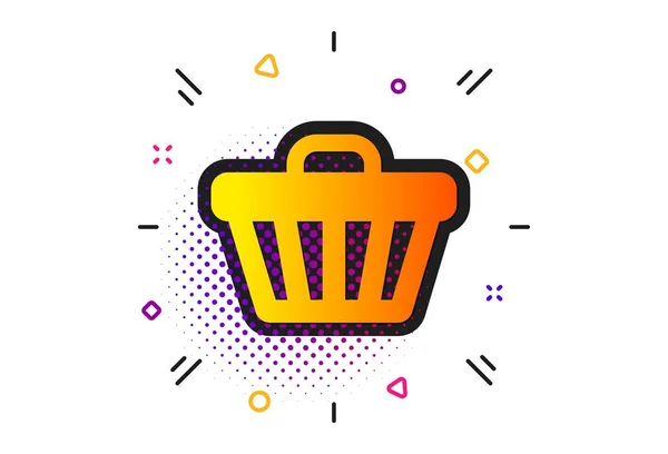 Ikonen för shopping vagnen. Online köp skylt. Vektor — Stock vektor