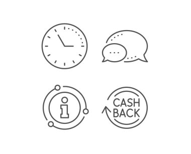 Cashback servis satırı simgesi. Para transferi. Vektör