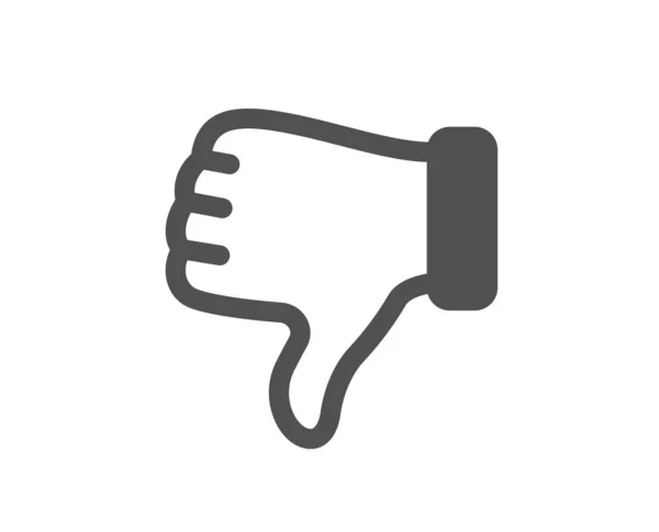 Dislike hand icon. Thumbs down finger sign. Vector — Stock Vector