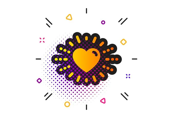 Heart icon. Love emotion sign. Vector
