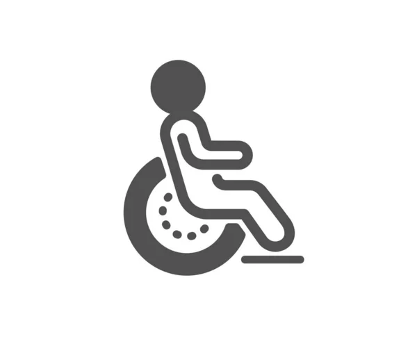 Behinderten-Symbol. Behinderte unterschreiben. Hotelservice. Vektor — Stockvektor