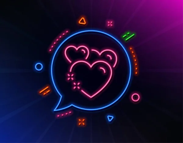 Heart line icon. Love emotion sign. Vector