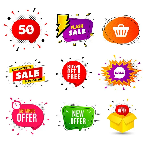 New offer. Special price sign. Vector — Stock Vector