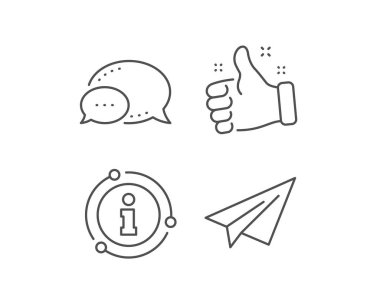 Kağıt düzlem çizgisi simgesi. Uçak uçuş nakil işareti. Vektör