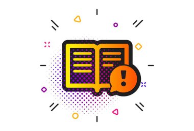 İlginç gerçekler simgesi. Ünlem işareti işareti. Vektör