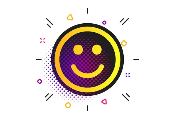 Smile icon. Happy face symbol. Vector — Stock Vector