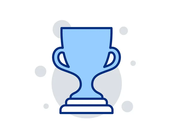 Pictogram Van Award Cup Winnaar Trofee Symbool Sportprestatie Teken Lineaire — Stockvector