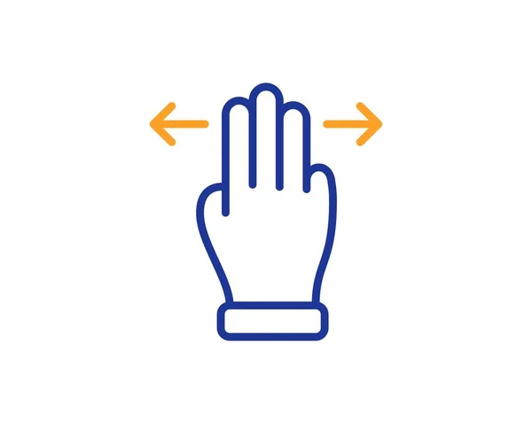 Znak Šipky Snímku Ikona Čáry Speciálního Tahu Pro Multitasking Symbol — Stockový vektor