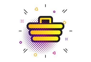 Alışveriş sepeti işareti simgesi. Online satın alma düğmesi. Vektör