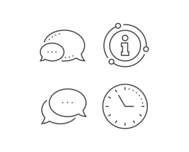 Noktaileti simgesi. Sohbet yorum işareti. Konuşma balonu. Vektör