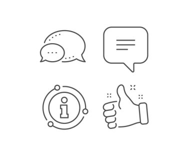 Metin ileti sonu simgesi. Sohbet yorum işareti. Konuşma balonu. Vektör