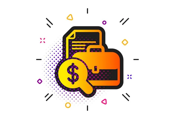 Accounting report icon. Audit sign. Vector — Stock Vector