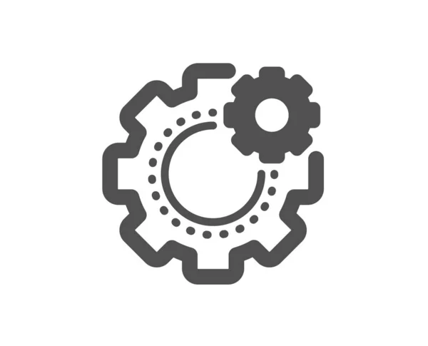 Cogwheel icon. Engineering tool sign. Vector — Stock Vector