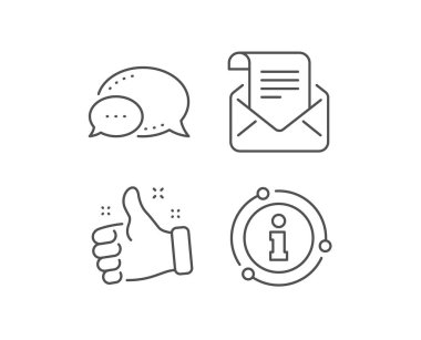 Posta bülten satırı simgesi. Okunmuş ileti yazışma işareti. Vektör