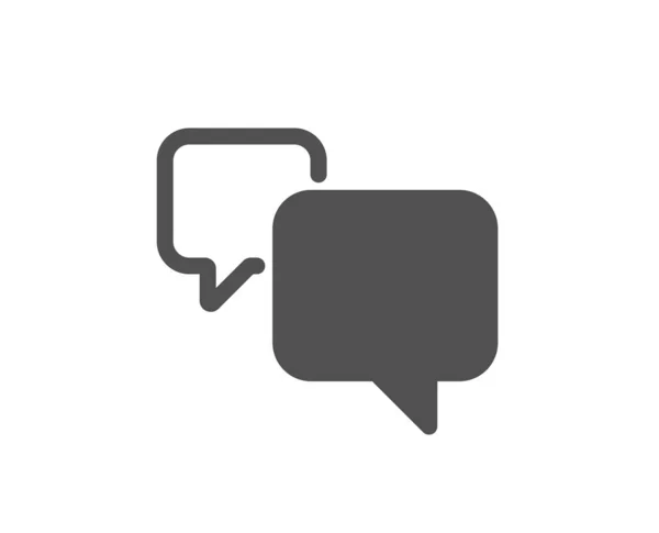 Speech bubble icon. Chat sign. Social media message. Vector — Stock Vector