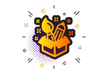 Yaratıcılık simgesi. Tasarım fikir işareti. Vektör