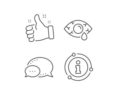 onjunctivitis göz çizgisi simgesi. Oculist klinik işareti. Optometri görüşü. Vektör