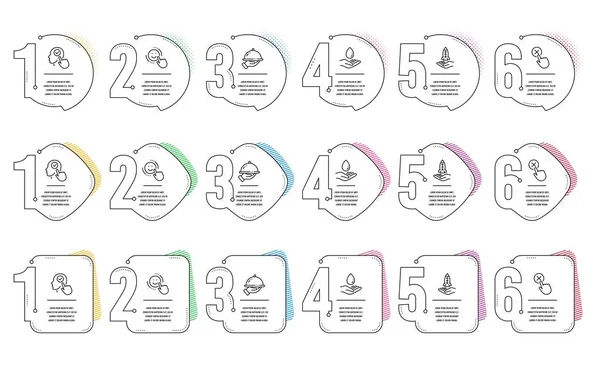 Rechazar clic, Crowdfunding y Sonrisa iconos establecidos. Seleccione el usuario, la comida del restaurante y signos de cuidado del agua. Vector — Archivo Imágenes Vectoriales