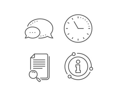 Arama dosyası satırı simgesi. Belge işaretini bulun. Vektör