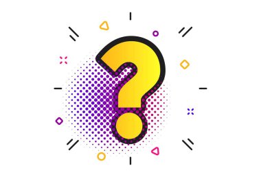 Soru işareti işareti simgesi. Yardım simgesi. Vektör