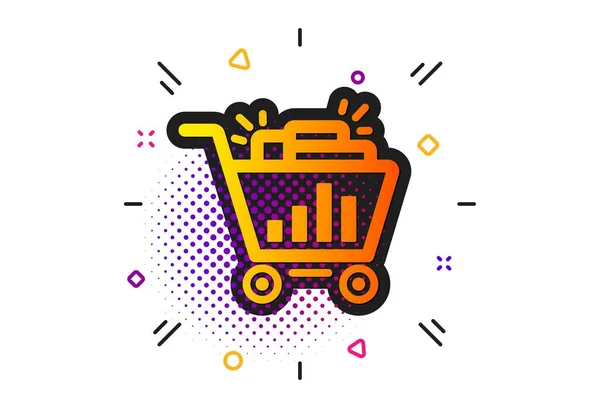 Seo shopping cart icon. Знак оптимизации поисковой системы. Вектор — стоковый вектор