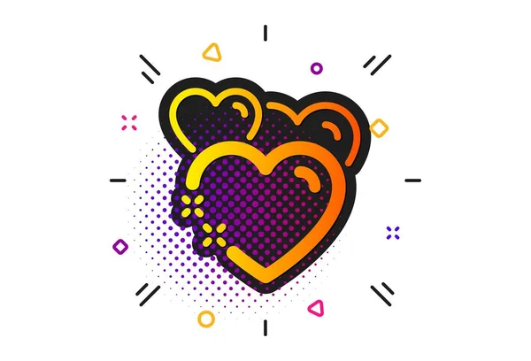 Heart icon. Love emotion sign. Vector — Stock Vector