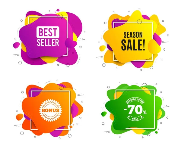 Season sale symbol. Special offer price sign. Vector — Stock Vector