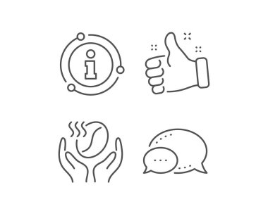 Kahve çizgisi simgesi. Kavrulmuş fasulye işareti tutun. Kafeine bayılırım. Vektör