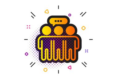 Çalışanların grup simgesi. İşbirliği işareti. Geliştirme ortakları. Vektör