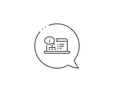 Çevrimiçi dokümantasyon satırı simgesi. Teknik yönerge işareti. Vektör