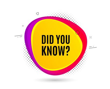 Sembolü biliyor muydun? Özel teklif soru işareti. Vektör