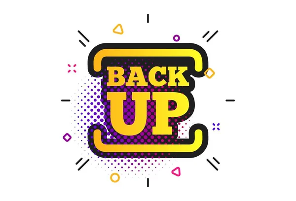 Backup date sign icon. Storage symbol. Vector — Stock Vector