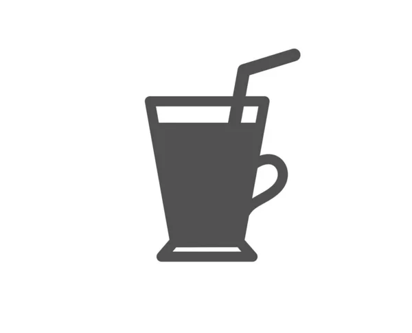 Koffiecup icoon. Warm latte bord. Theedrank mok. Vector — Stockvector