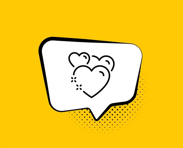 Heart line icon. Love emotion sign. Vector