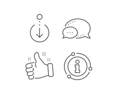 Ok çizgisi simgesini aşağı kaydırın. Kaydırma ekran işareti. Sayfayı kaydırın. Vektör