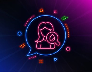 Nemlendirici yüz kremi çizgi simgesi. Cilt bakım işareti. Kozmetik losyon. Vektör