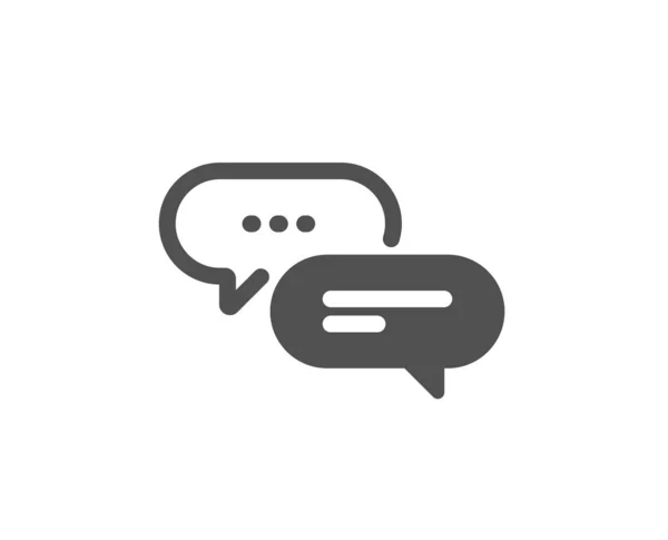 Stippen berichtpictogram. Chat commentaarteken. Tekstballon. Vector — Stockvector