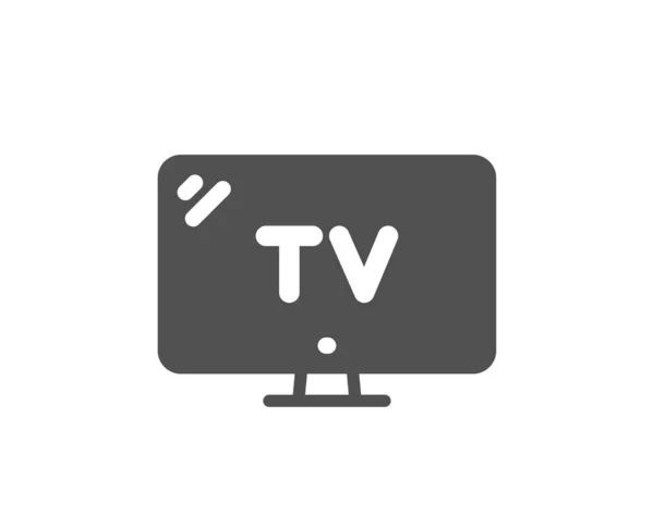 TV-Ikone. Fernsehzeichen. Hotelservice. Vektor — Stockvektor