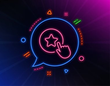 Sadakat yıldız çizgisi simgesi. Bonus puanlar. İndirim programı. Vektör