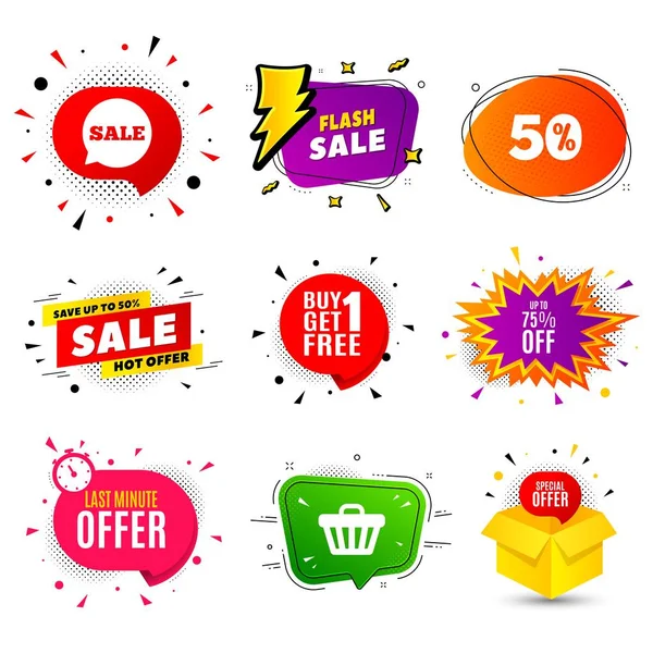 Up to 75% off Sale. Discount offer price sign. Vector — Stock Vector