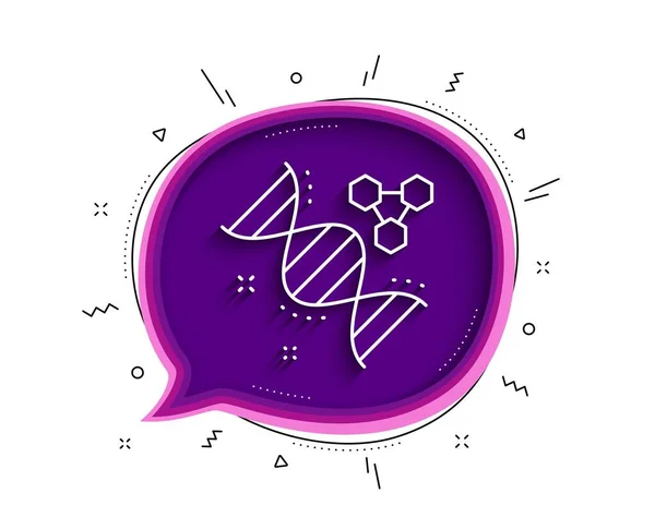 Ikona Čáry Chemie Chatová Bublina Stínem Laboratorní Analýza Symbol Chemického — Stockový vektor