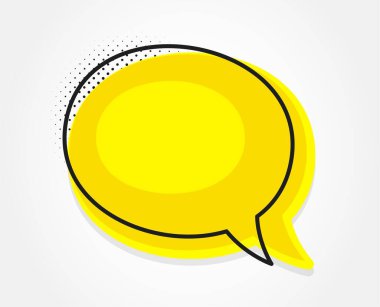 Chat bubble icon. Contact message sign. Talk, speak symbol. Communication balloon template. Support message or contact icon. Talking, thinking chat bubble. Thought sign. Vector clipart