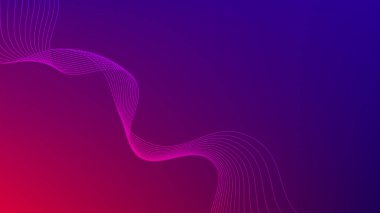 Soyut dalga arkaplanı. Dijital frekans çizgisi. Broşür ve broşür tasarımı için el salladı. Dinamik duman dalgası. Dalgalı kıvrımlı çizgi. Vektör eğrisi arkaplanı