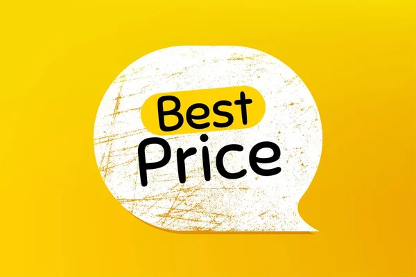 Best Price Banner Grunge Speech Bubble Special Offer Sale Sign — Stock Vector