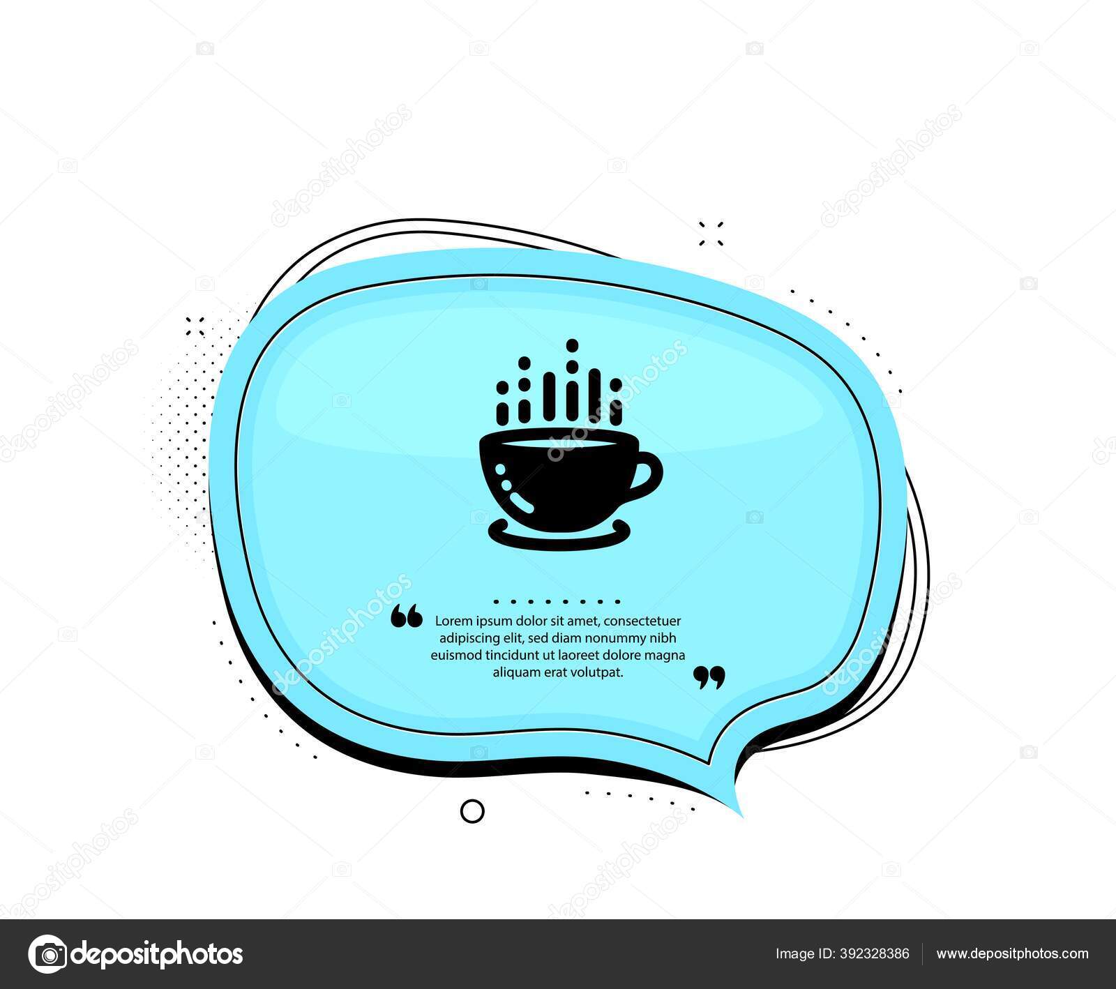 Icone Tasse Cafe Citation Bulle Discours Panneau The Chaud Symbole Image Vectorielle Par Blankstock C Illustration Icone Tasse Cafe Citation Bulle Discours Panneau The Chaud Symbole Image Vectorielle Par Blankstock C Illustration