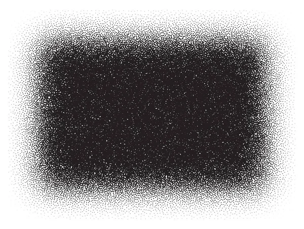 Dotwork Rectangle Motif Vectoriel Fond Effet Grain Sable Des Pointillés — Image vectorielle